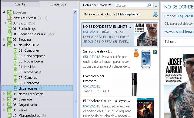 Organiza tu navidad y eventos con Evernote Organiza tu navidad y eventos con Evernote