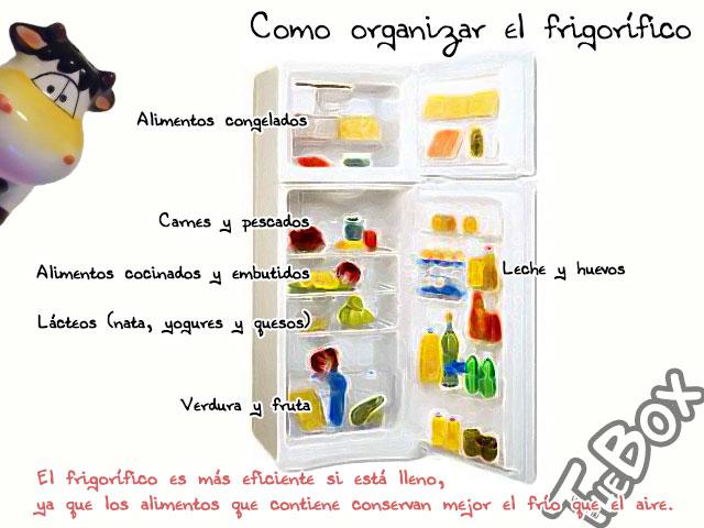 Como organizar el frigorifico Como organizar el frigorifico