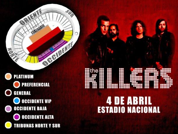 The Killers Vuelve al Perú en Abril