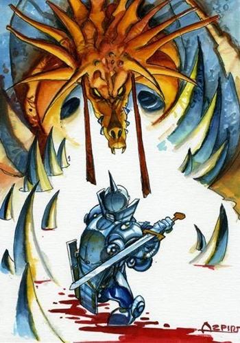 Nueva_Camelot La mítica portada del juego ‘Camelot Warriors’ de Azpiri, reinterpretada por él mismo