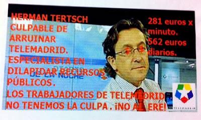 Tersch y Dragó, acusados de provocar la ruina de Telemadrid.