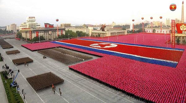 Desfile militar en Pyongyang, Corea del Norte