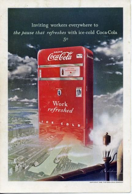 Historia de la gráfica de Coca Cola 2ª parte 1940-1979