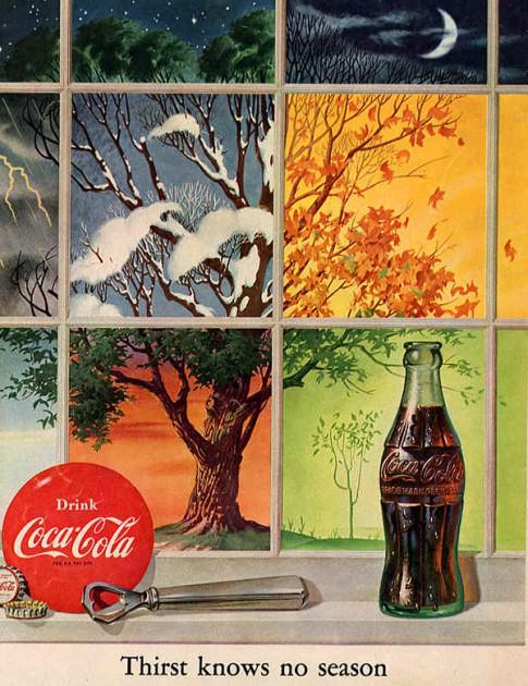 Historia de la gráfica de Coca Cola 2ª parte 1940-1979