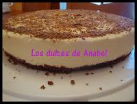 Tarta de chocolate blanco con dulce de leche