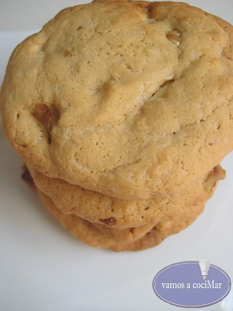 Galletas de chocolate blanco