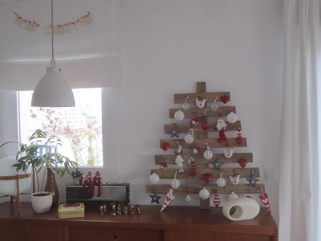La deco de Navidad de mi casa con palets La deco de Navidad de mi casa con palets