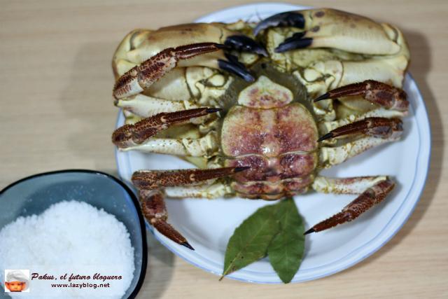 Cómo cocer bien un buey de mar o una centolla