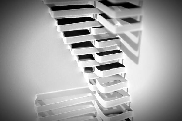 Obvolute: Tipografía con Papel Plegado tipografia papel plegado