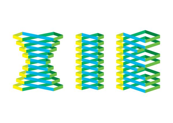 Obvolute: Tipografía con Papel Plegado tipografia papel plegado