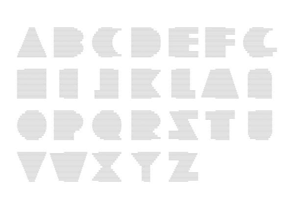 Obvolute: Tipografía con Papel Plegado tipografia papel plegado