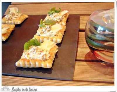 Hojaldritos Queso y rúcula Hojaldritos Queso y rúcula