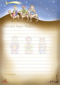 Dictando la carta de los Reyes Magos Dictando la carta de los Reyes Magos
