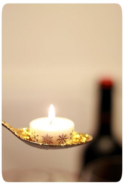 DIY Navidad – Cuchara portavelas DIY Navidad – Cuchara portavelas