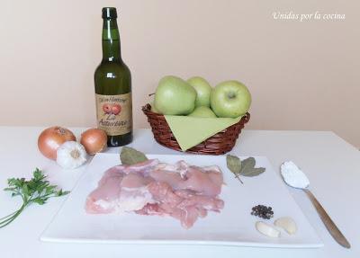 Pollo a la Sidra Natural con Manzanas Pollo a la Sidra Natural con Manzanas
