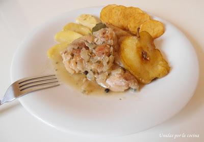 Pollo a la Sidra Natural con Manzanas Pollo a la Sidra Natural con Manzanas