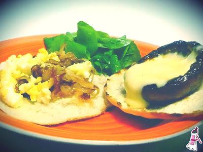 Hamburguesas de portobello Hamburguesas de portobello