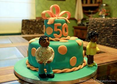 Tarta 50 cumpleaños Tarta 50 cumpleaños