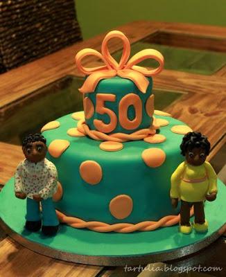 Tarta 50 cumpleaños Tarta 50 cumpleaños