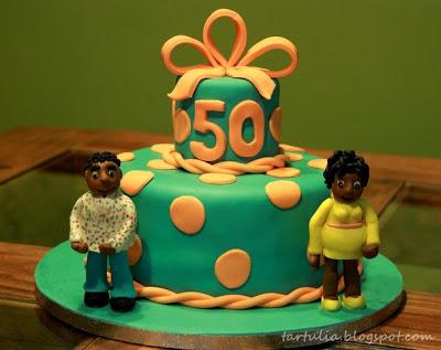 Tarta 50 cumpleaños