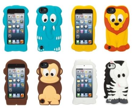 iPod-Touch-5G-Griffin-Kazoo-fundas-silicona Griffin Kazoo fundas de silicona para iPod touch 5G y el iPhone 5