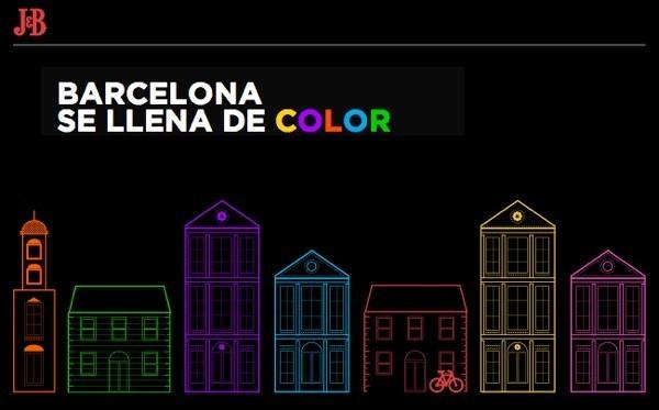 Colorea la ciudad de Barcelona con J&B; y las bicis Fixies