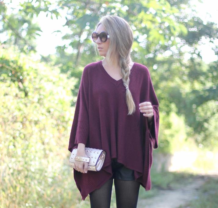 Look con color burdeos Bloguera de moda color oxblood burdeos