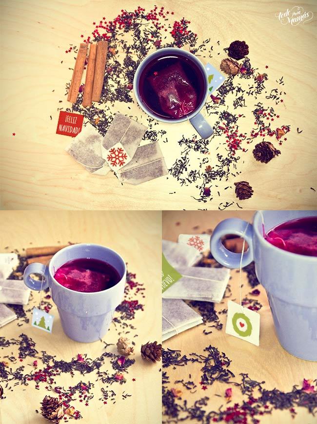 bolsitas-te bolsitas te Bolsitas de té personalizadas para Navidad