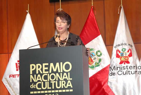 Premios Nacionales de Cultura 2012 entregados por PETROPERÚ y el Ministerio de Cultura
