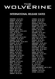 Fechas de estreno para The Wolverine