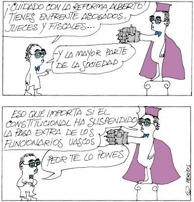 Los profesionales de la Justicia se enfrentan al ministro Gallardón.