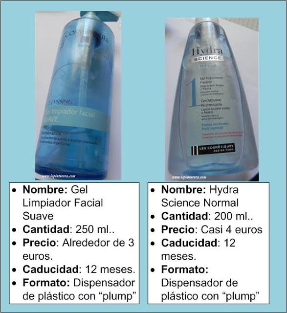 Gel limpiador Les cosmétiques: el de antes...o el de ahora?