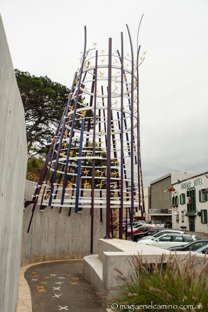 La ruta 67 y Nelson Mandela monumento