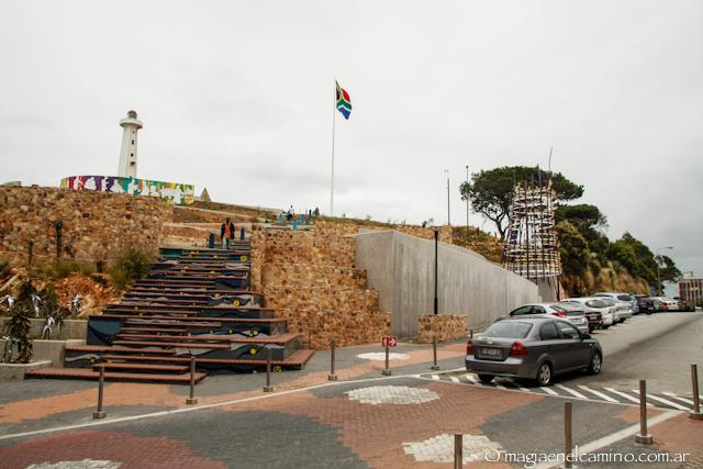 La ruta 67 y Nelson Mandela escalera