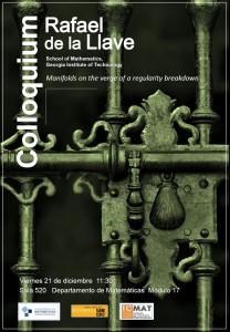 rafadelallave Rafael de la Llave en el Coloquio ICMAT-UAM
