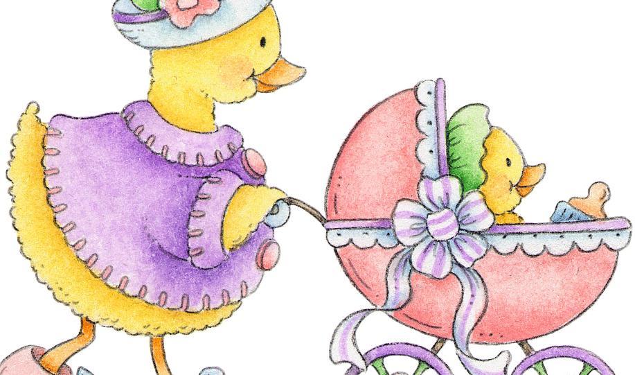 Dibujo Eres una mamá pato.