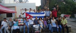 Exigen ante embajada de EE.UU en El Salvador libertad de los Cinco