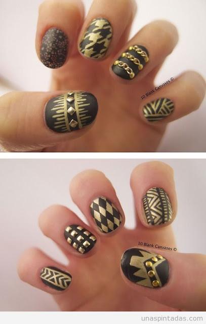 Ideas Para Decorar Tus Uñas: NocheVieja Ideas Para Decorar Tus Uñas: NocheVieja