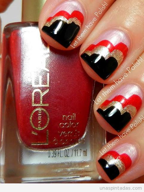 Ideas Para Decorar Tus Uñas: NocheVieja Ideas Para Decorar Tus Uñas: NocheVieja