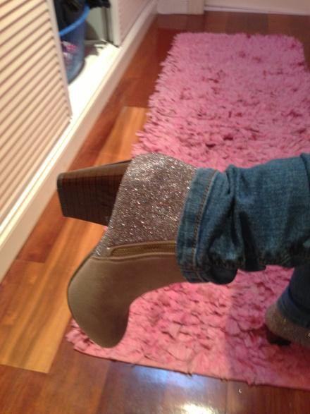 Día 21 #DIY botines con brillantina image(4)