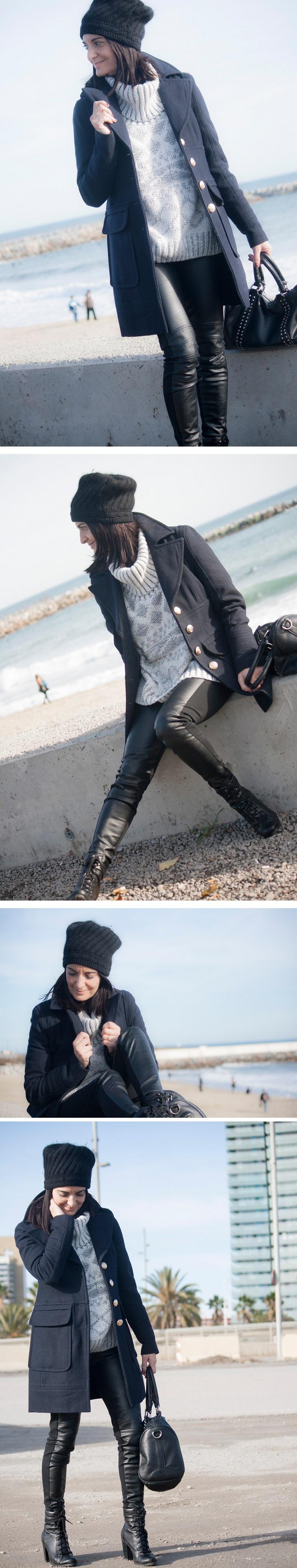 Jersey poncho+leggins polipiel Jersey poncho+leggins polipiel