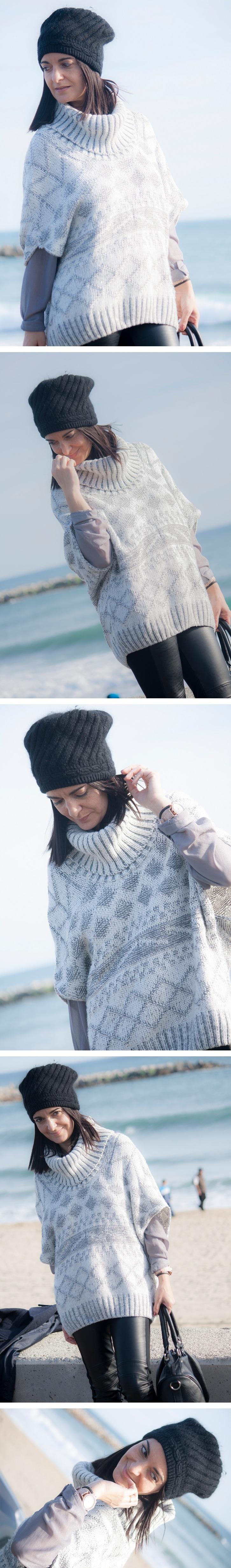 Jersey poncho+leggins polipiel Jersey poncho+leggins polipiel