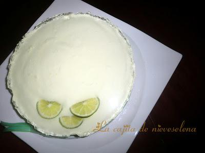 Tarta mousse de limón y gin tonic