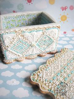 CAJA DE GALLETA DE ENCAJE CAJA DE GALLETA DE ENCAJE