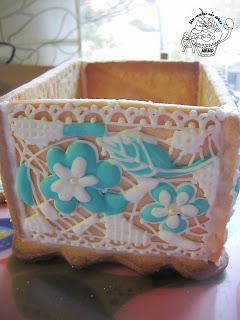 CAJA DE GALLETA DE ENCAJE CAJA DE GALLETA DE ENCAJE