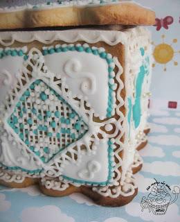 CAJA DE GALLETA DE ENCAJE CAJA DE GALLETA DE ENCAJE