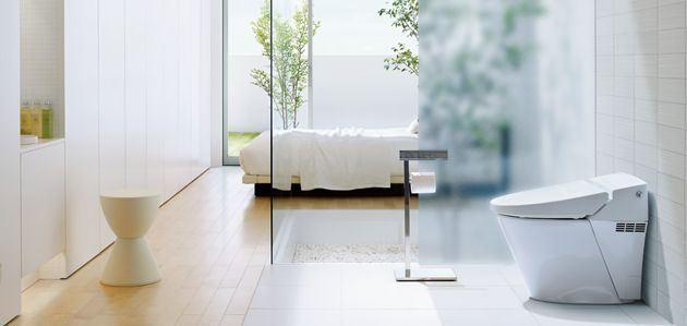 Inodoro/bidé fabricado en Japón que se controla a través de cualquier dispositivo Android satis-android