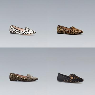 slippers zara print animal