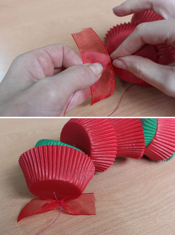 Cómo hacer una guirnalda de cestitas de papel una guirnalda de cestas de papel