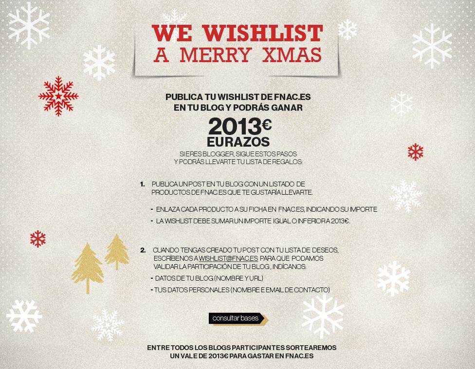 My Wishlist Xmas, Fnac